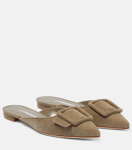 Mules Maysale de ante - Manolo Blahnik - Modalova