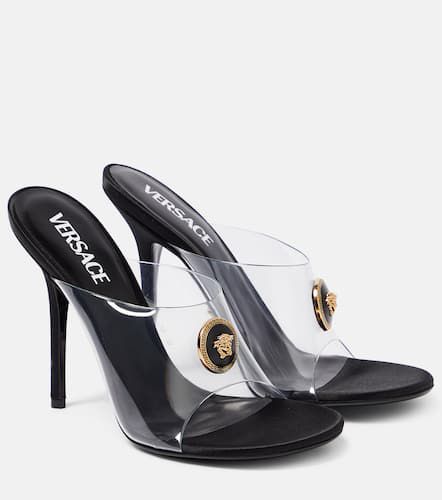 Medusa PVC and leather sandals - Versace - Modalova