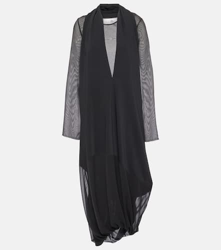 Draped midi dress - MM6 Maison Margiela - Modalova