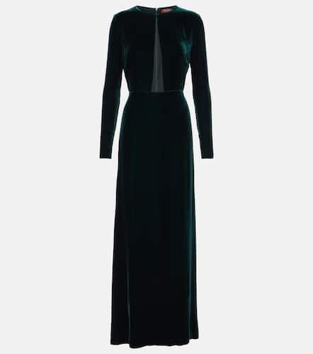 Baia cutout velvet maxi dress - Max Mara - Modalova