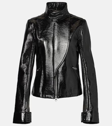 Courrèges Coated canvas biker jacket - Courreges - Modalova