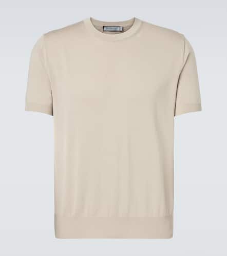 Canali T-Shirt aus Baumwolle - Canali - Modalova
