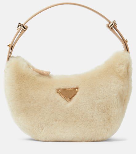 ArquÃ© shearling shoulder bag - Prada - Modalova