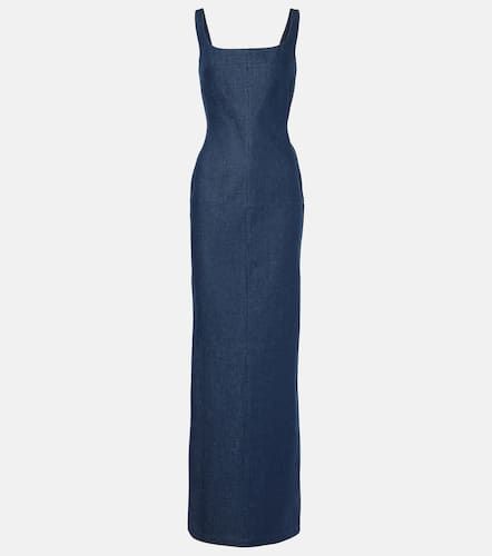 La Robe De-Nimes Spoglio denim bustier dress - Jacquemus - Modalova