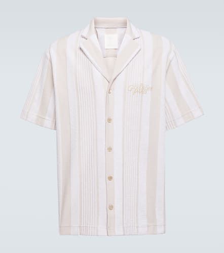 Plage striped cotton-blend terry bowling shirt - Givenchy - Modalova