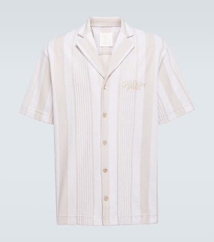 Plage striped cotton-blend terry bowling shirt - Givenchy - Modalova
