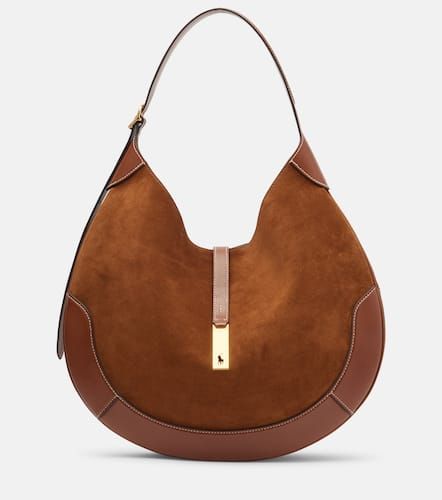 Sac Polo ID Large en daim - Polo Ralph Lauren - Modalova