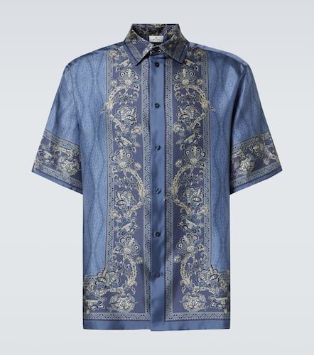 Camisa bowling de seda con paisley - Etro - Modalova