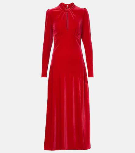 Ganni Velvet jersey midi dress - Ganni - Modalova