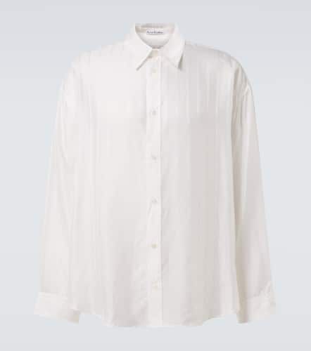 Camicia in jacquard a righe - Acne Studios - Modalova