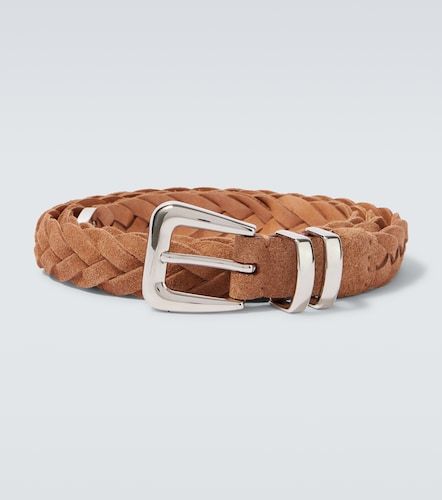 Braided suede belt - Brunello Cucinelli - Modalova