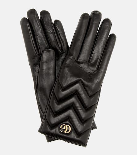 Gucci GG Marmont leather gloves - Gucci - Modalova