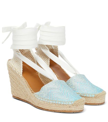 Alpargatas de cuña en zigzag - Missoni - Modalova