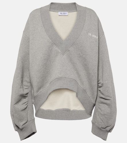 Oversized cropped cotton sweatshirt - The Attico - Modalova