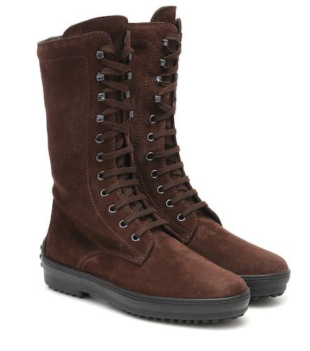 Tod's Stiefel aus Veloursleder - Tod's - Modalova