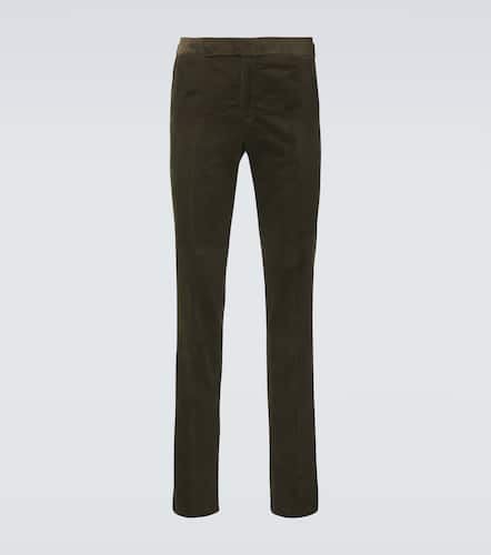 Cotton corduroy straight pants - Ralph Lauren Purple Label - Modalova