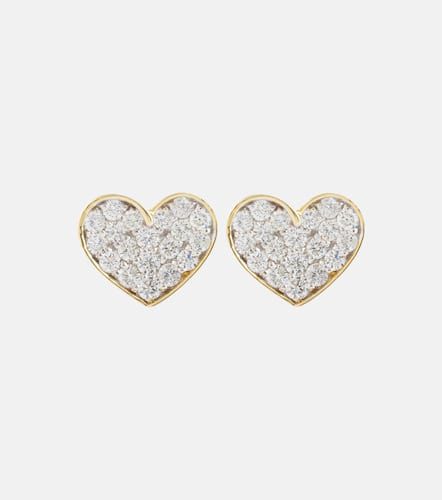 Orecchini You're Making Me Blush in 10kt con diamanti - Stone and Strand - Modalova