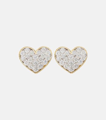 You're Making Me Blush 10kt earrings with diamonds - Stone and Strand - Modalova