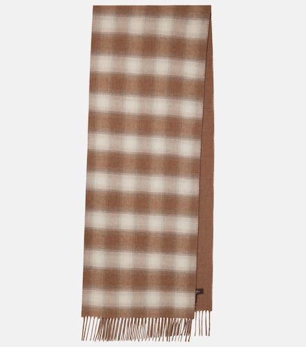 Tartan wool and cashmere scarf - Loro Piana - Modalova