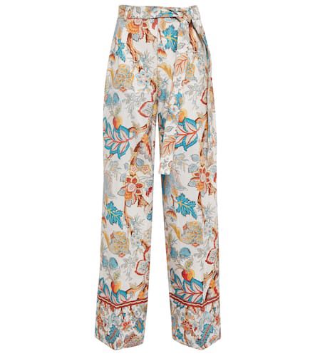 Pantaloni in misto cotone con stampa paisley - Etro - Modalova