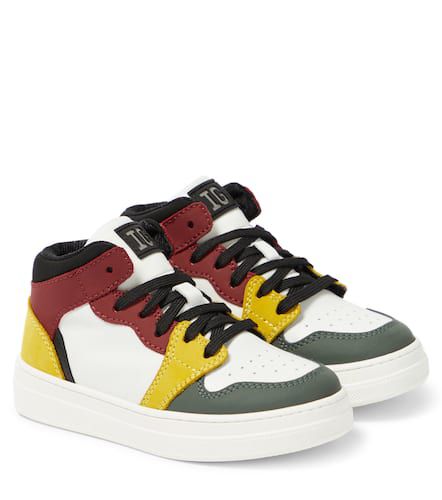 Colorblocked leather sneakers - Il Gufo - Modalova