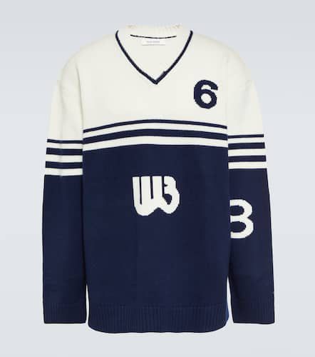 Motif intarsia wool sweater - Wales Bonner - Modalova