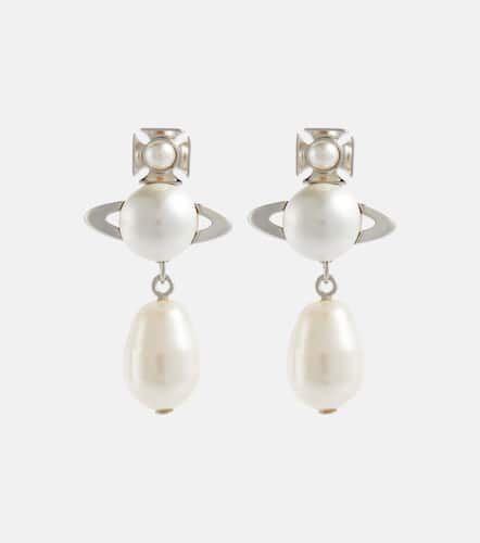 Pendientes largos Inass con perlas sintéticas - Vivienne Westwood - Modalova