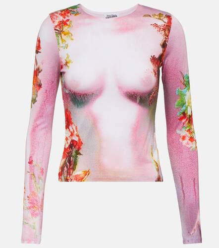Printed jersey top - Jean Paul Gaultier - Modalova