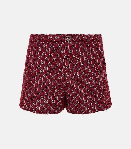 Mid-Rise Shorts GG Shadow aus Bouclé - Gucci - Modalova