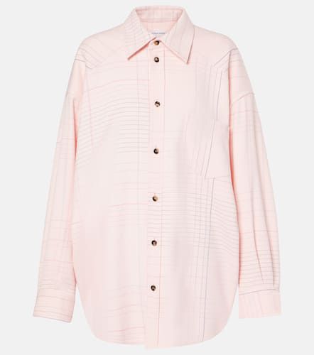 Camisa oversized Notebook estampada - Bottega Veneta - Modalova