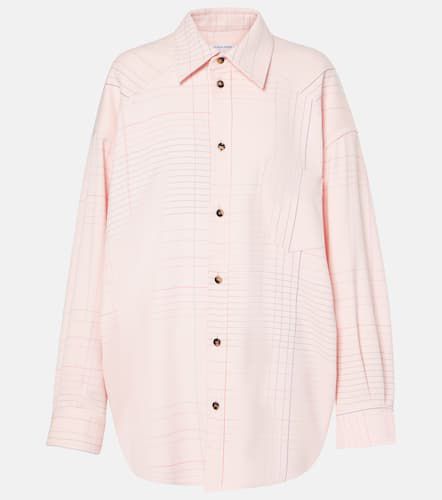 Camisa oversized Notebook estampada - Bottega Veneta - Modalova