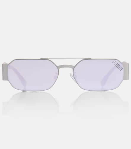 Eckige Sonnenbrille Cut Out - Fendi - Modalova