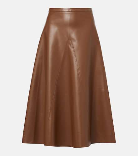 Fforme Selina leather midi skirt - Fforme - Modalova