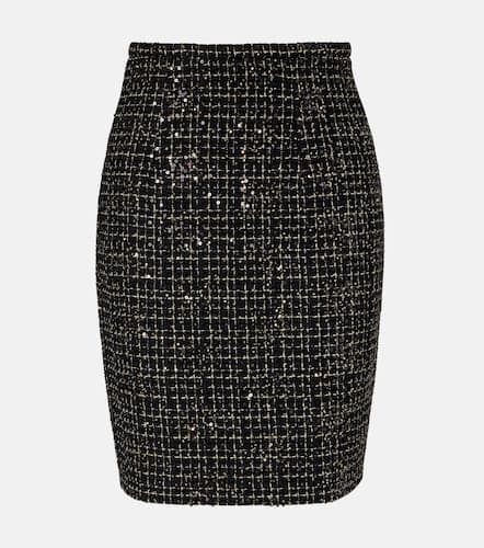 Ayaka sequined tweed pencil skirt - Safiyaa - Modalova