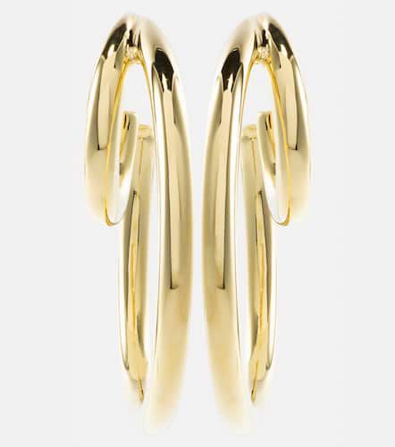 Pendientes de aro Double Baby chapados en oro de 10 ct - Jennifer Fisher - Modalova