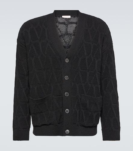 Cardigan Toile Iconographe aus Schurwolle - Valentino - Modalova