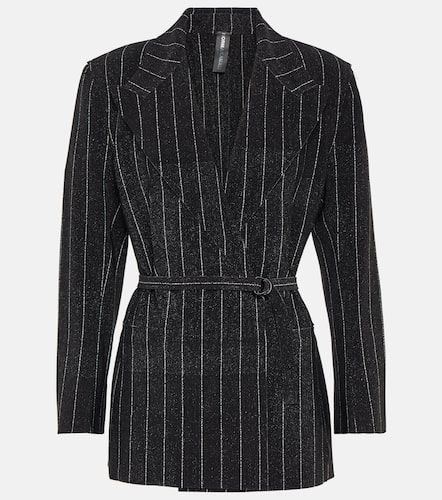 Pinstripe jersey blazer - Norma Kamali - Modalova