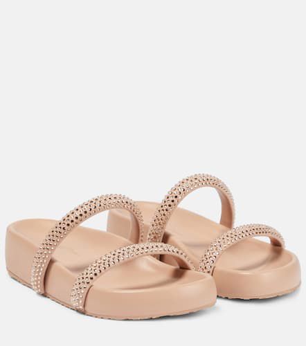 Croisette embellished slides - Gianvito Rossi - Modalova