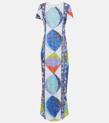 Pucci Pesci mesh maxi dress - Pucci - Modalova