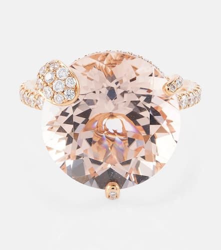 Anillo Peekaboo de oro de 18 ct con morganita y diamantes - Bucherer Fine Jewellery - Modalova
