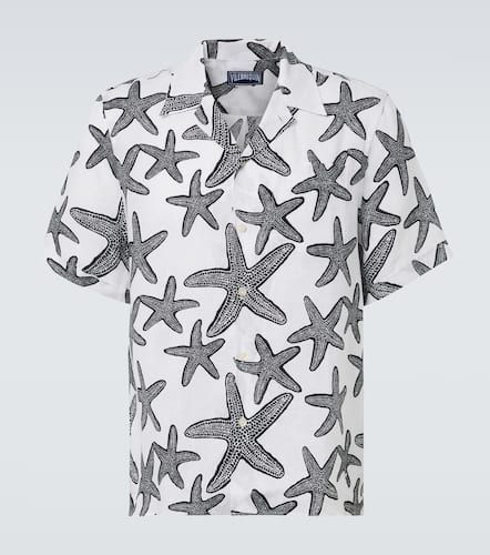 Camisa bowling de lino estampada - Vilebrequin - Modalova