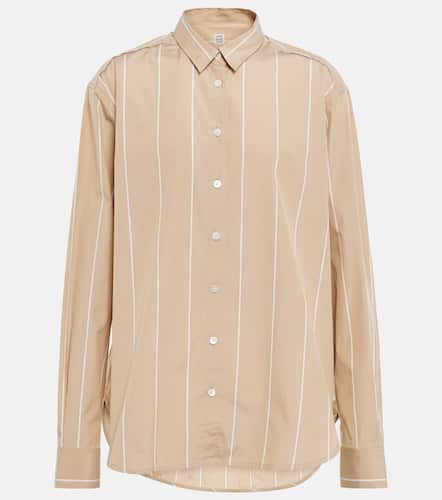 Toteme Striped cotton poplin shirt - Toteme - Modalova