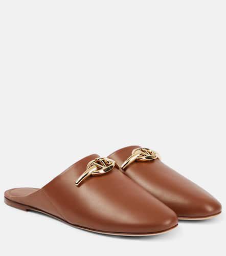 VLogo Signature leather mules - Valentino Garavani - Modalova