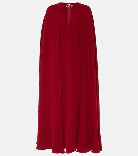 Vestido de fiesta de Cady Couture con capa - Valentino - Modalova