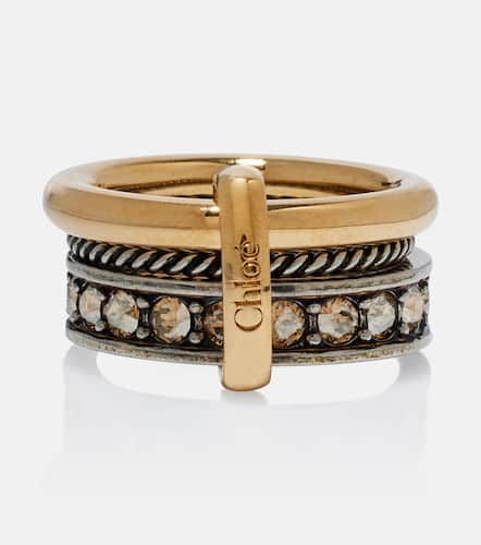 Chloe Embellished logo ring - Chloe - Modalova