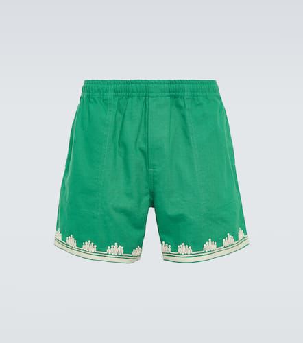 Bestickte Shorts Ripple aus Baumwolle - Bode - Modalova