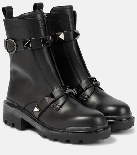 Botas de combate Roman Stud 40 de piel - Valentino Garavani - Modalova