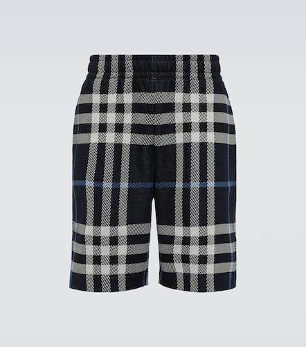 Shorts de algodón a cuadros en jacquard - Burberry - Modalova