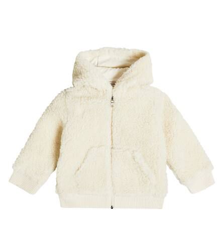 Baby - Giacca con cappuccio in teddy - Moncler Enfant - Modalova