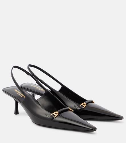 Carine 55 patent leather slingback pumps - Saint Laurent - Modalova